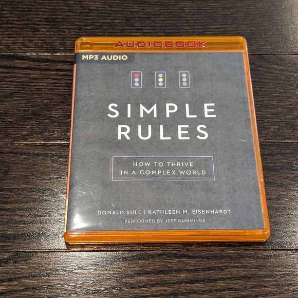 Simple Rules by Donald Sull & Kathleen Eisenhardt audiobook, mp3/CD - Picture 1 of 6